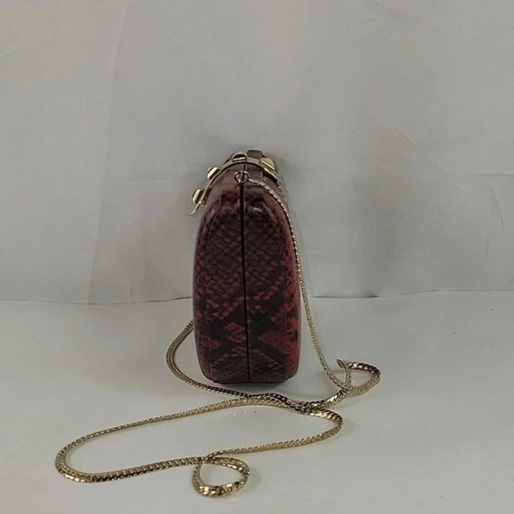 Rebecca Minkoff Red Leather Snakeskin Purse NWOT - Picture 5 of 15